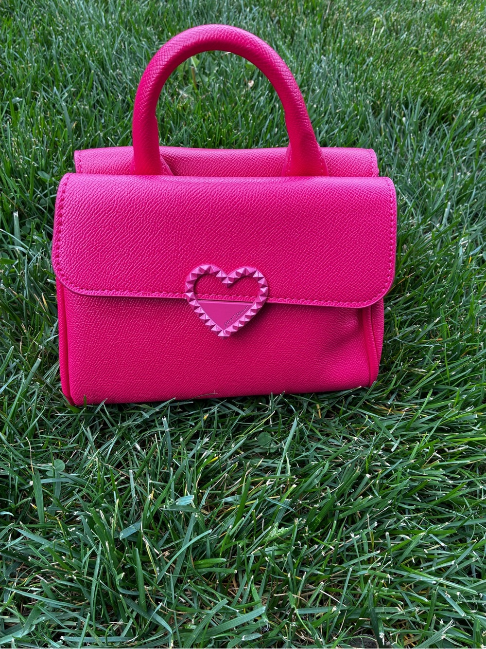 Betsey Johnson Hot Pink Floral Tote - Picture 4 of 15